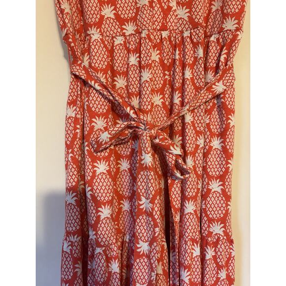 Boden Dress 14 P Long Sleeveless Belt Stretch - Picture 6 of 12